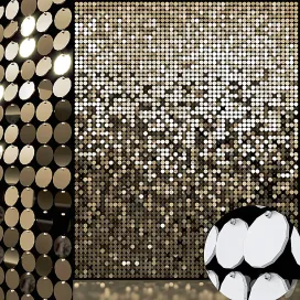 Sequins decorative wall